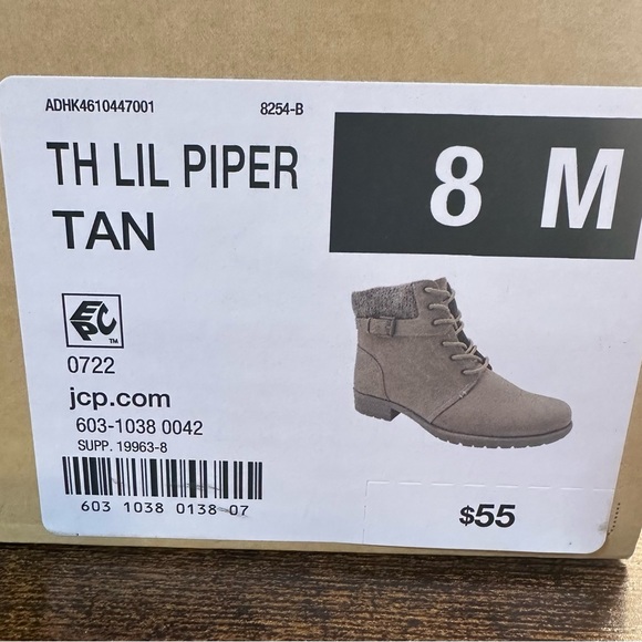 Thereabouts Toddler Girls Lil Piper Stacked Heel Hiking Boot NWT various sizes - Picture 7 of 7